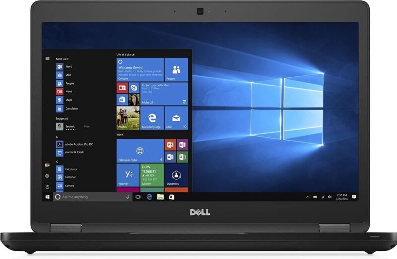 (Refurbished) Dell Latitude 5480 14" Laptop Intel Core i5 6th Generation 8GB RAM 256gb SSD Win 10 Pro - Image 2